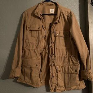 GAP cinched waist utility jacket